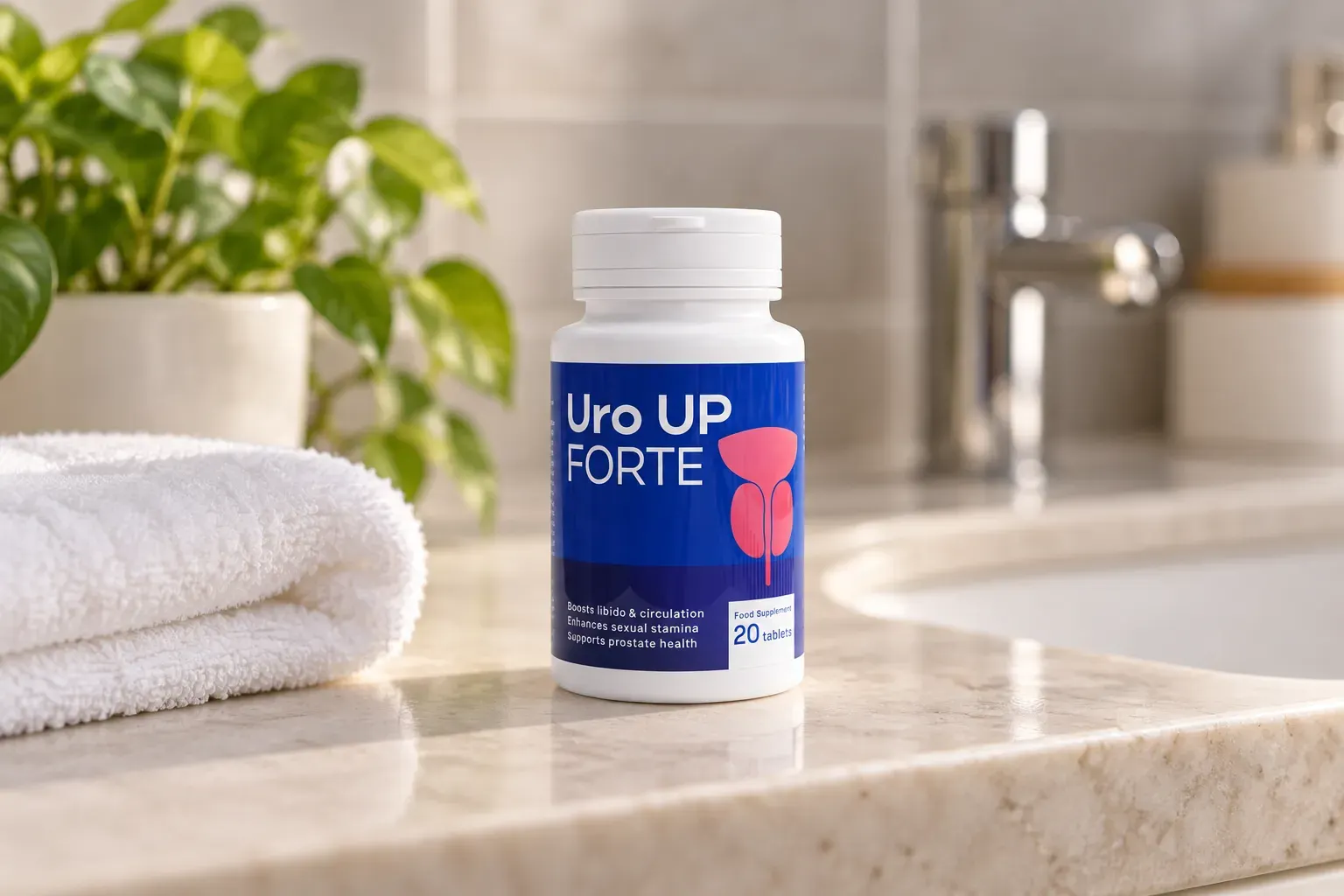 Uro UP Forte — Verpackung im Alltag