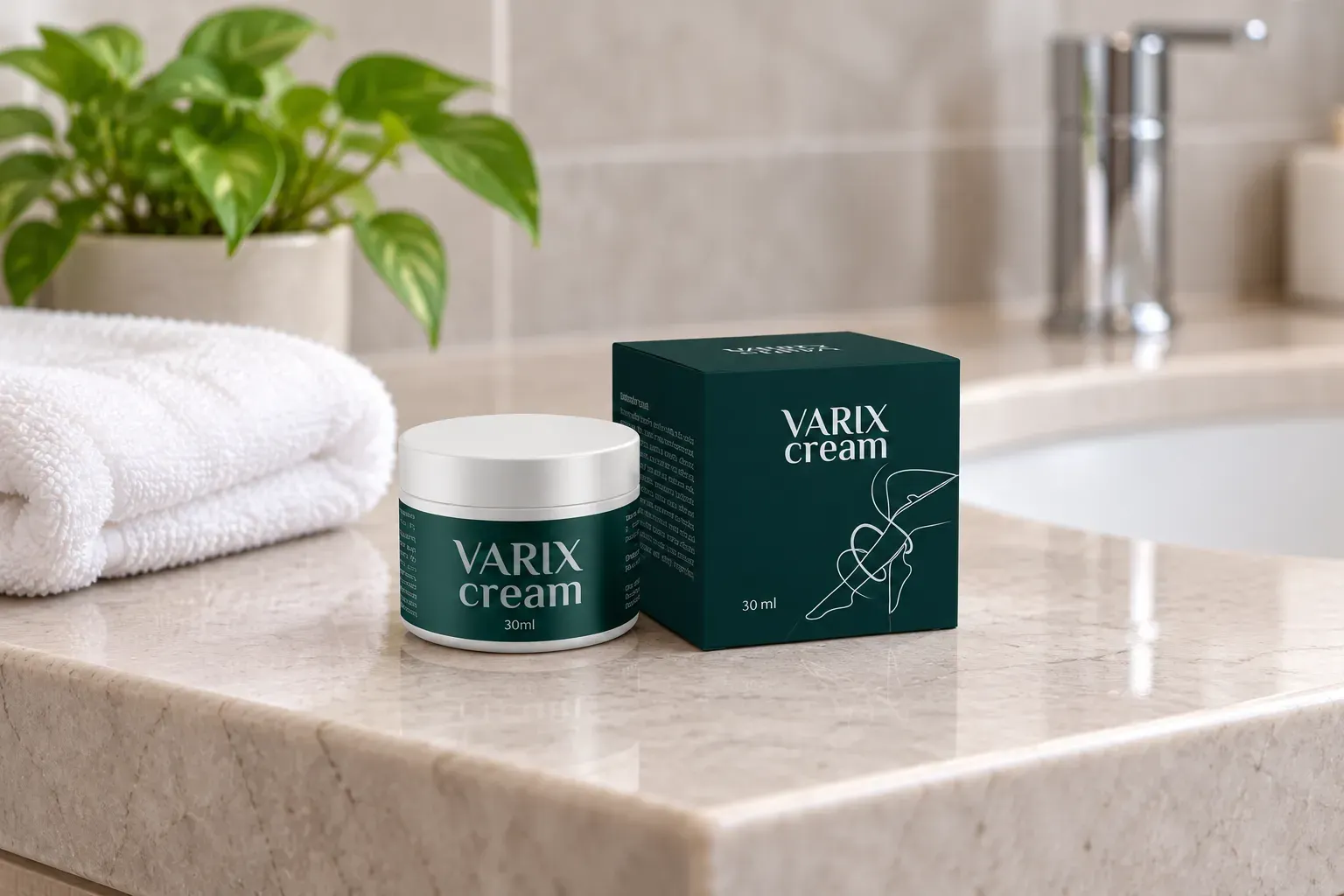 Varix cream — Verpackung im Alltag